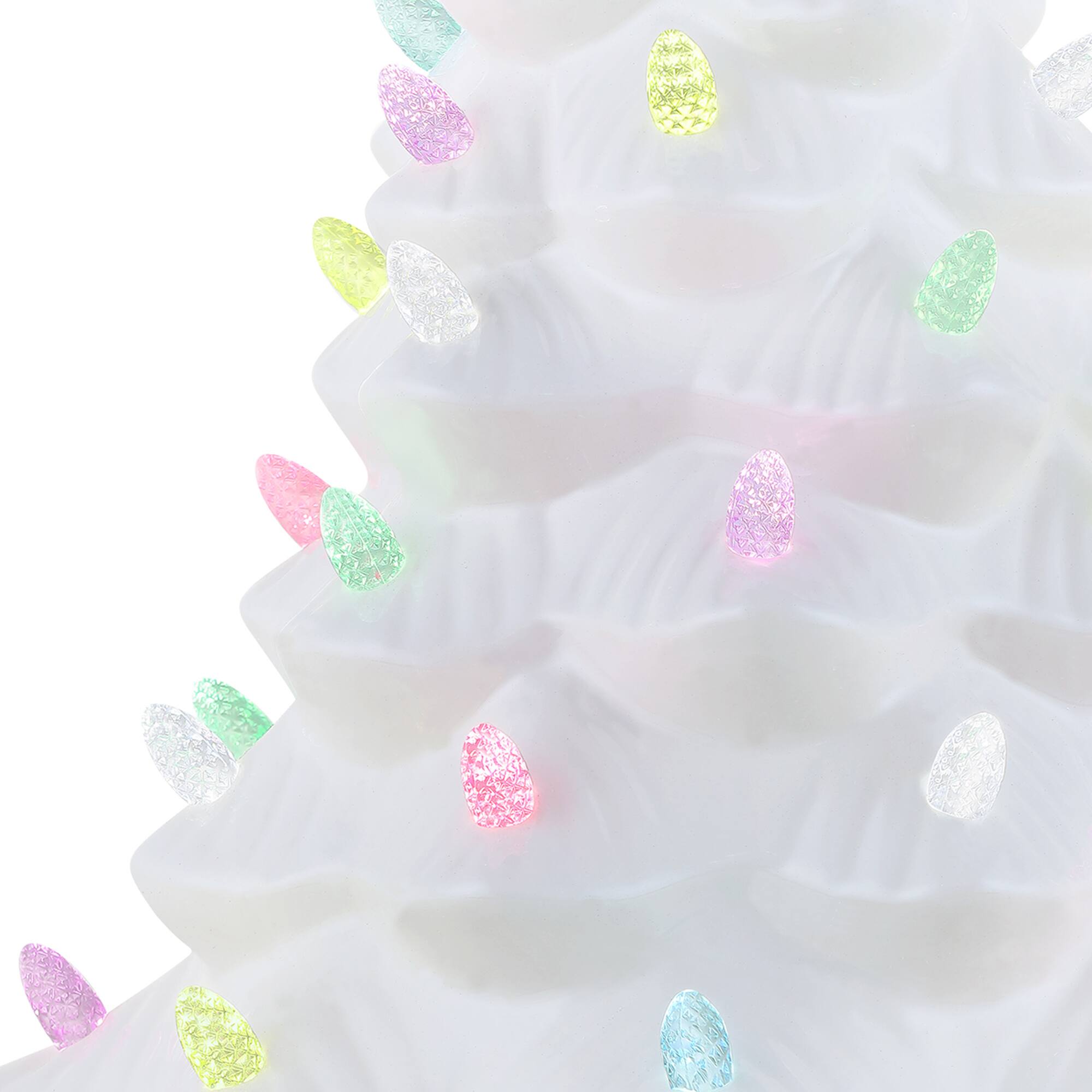 Mr. Cottontail White 13" Ceramic Easter Bunny Tree